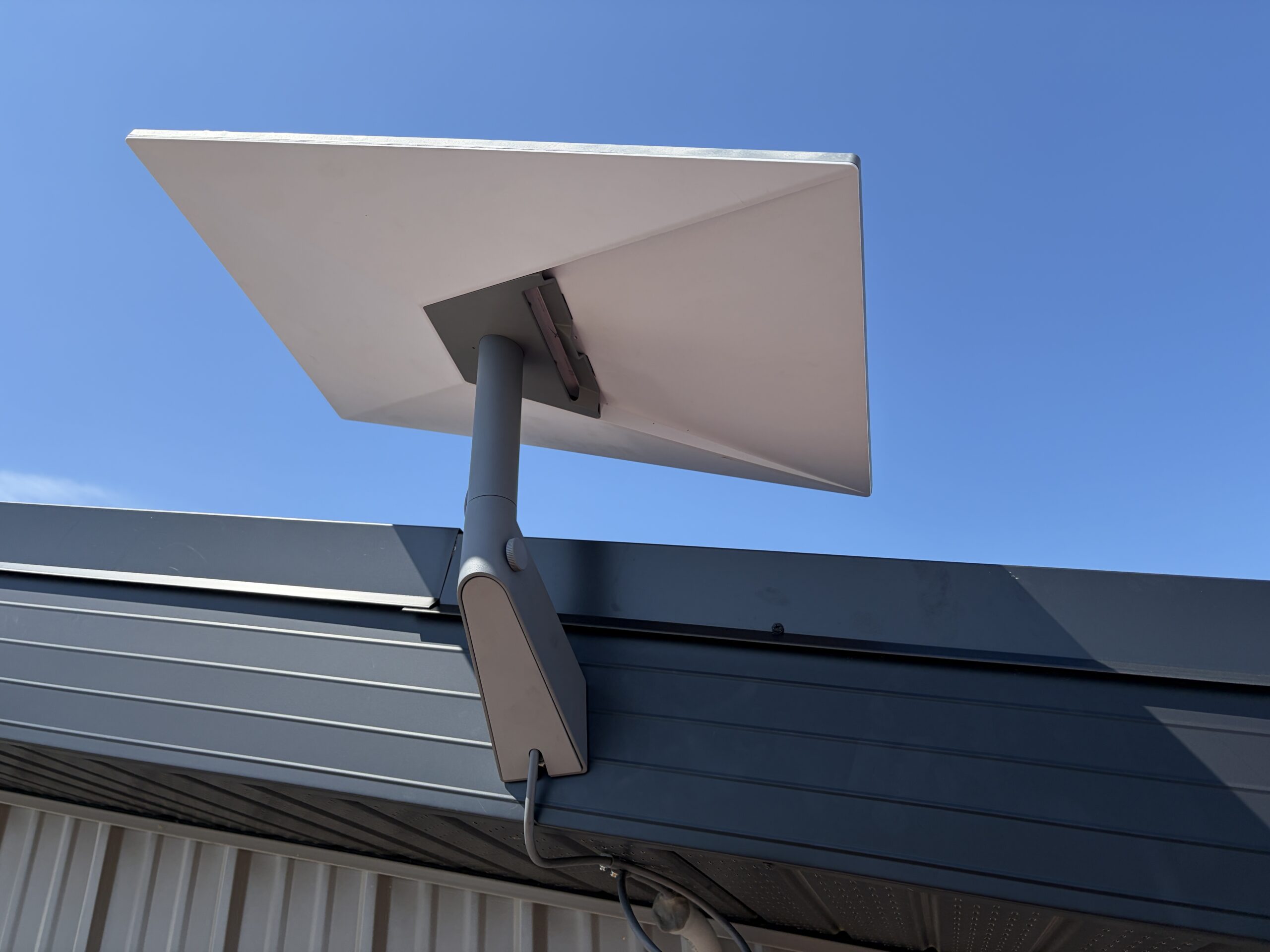 Starlink satellite internet installation in Winnipeg